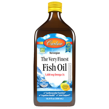 The Very Finest Fish Oil Liquid, Lemon