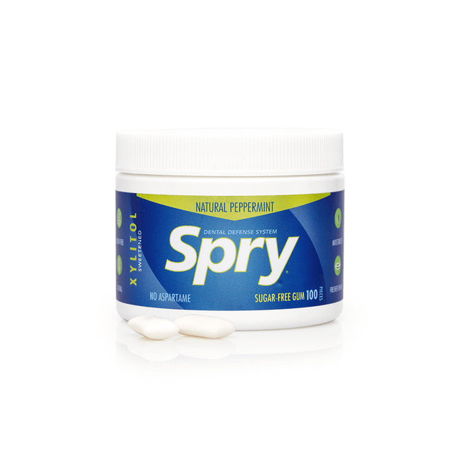Spry Chewing Gum Peppermint With Xylitol