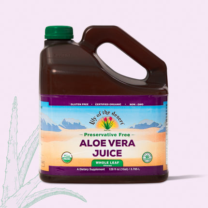 Preservative Free Whole Leaf Aloe Vera Juice