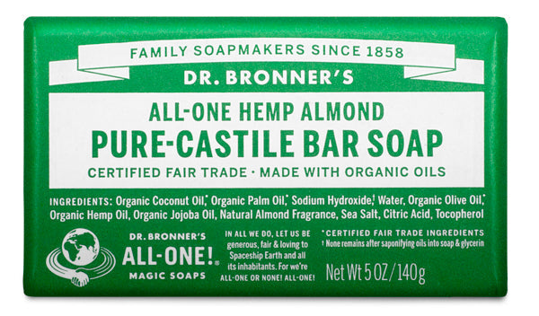 Almond Pure-Castile Bar Soap