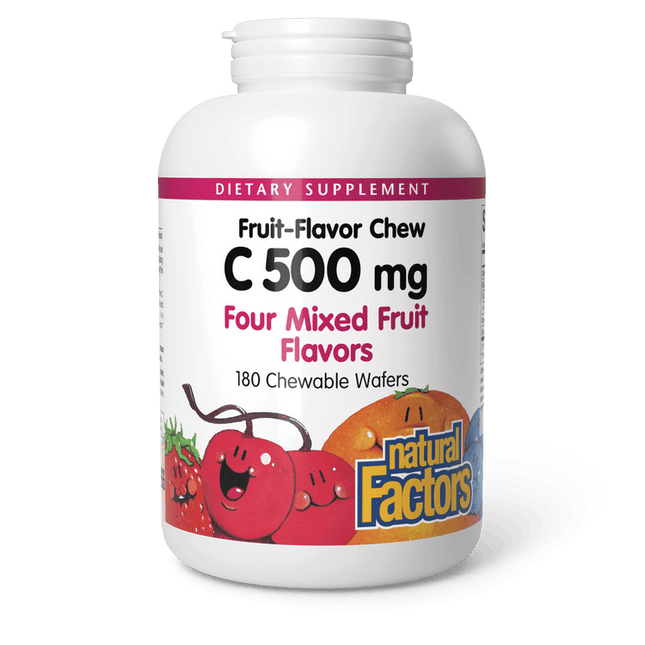 Vitamin C 500 mg Fruit-Flavor Chew - Mixed Fruit
