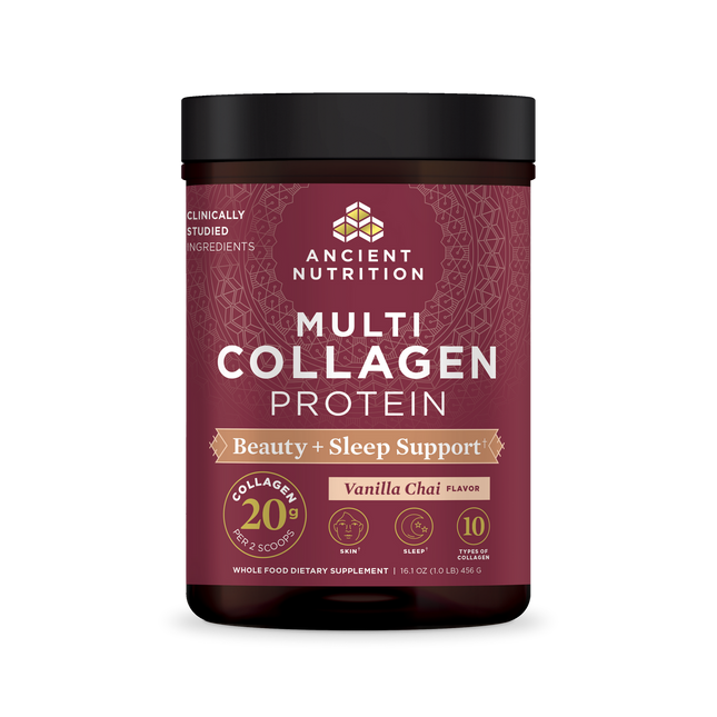 Multi Collagen Protein Beauty + Sleep Support Vanilla Chai Flavor