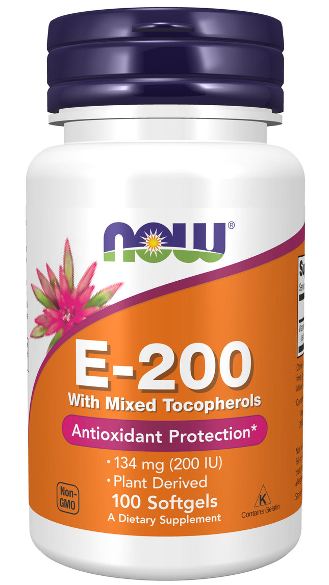 Vitamin E-200 With Mixed Tocopherols