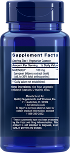 Standardized European Bilberry Extract