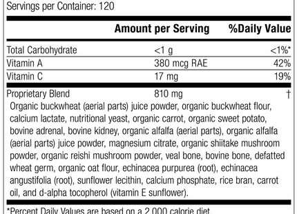 Cataplex® A-C-P, 360 Tablets, Rev 14 Supplement Facts