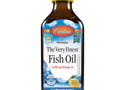 The Very Finest Fish Oil Liquid, Lemon