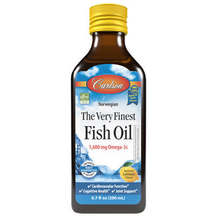 The Very Finest Fish Oil Liquid, Lemon