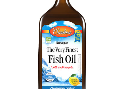 The Very Finest Fish Oil Liquid, Lemon