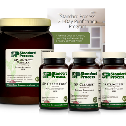 Purification Product Kit with SP Complete® Vanilla and Gastro-Fiber®, 1 Kit With SP Complete Vanilla and Gastro-Fiber