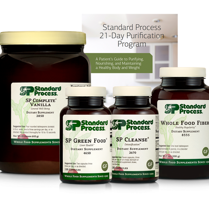 Purification Product Kit with SP Complete® Vanilla and Whole Food Fiber, 1 Kit With SP Complete Vanilla & Whole Food Fiber