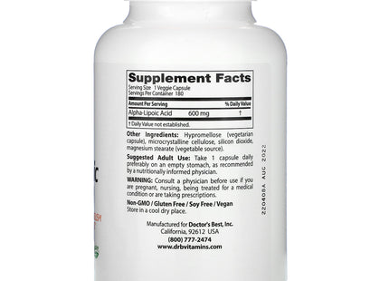 Alpha-Lipoic Acid 600mg