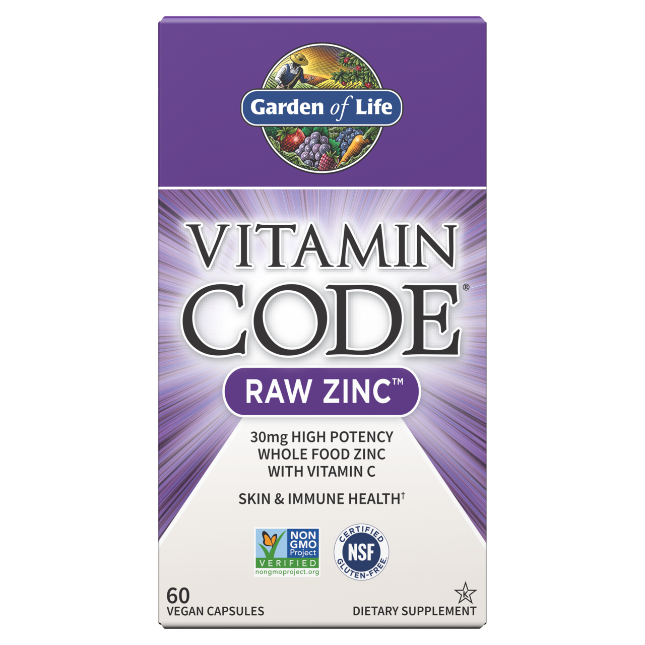 Vitamin Code® Raw Zinc™ Capsules