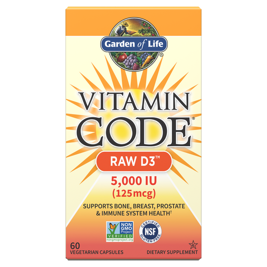 Vitamin Code® Raw D3™ 5,000 IU Capsules