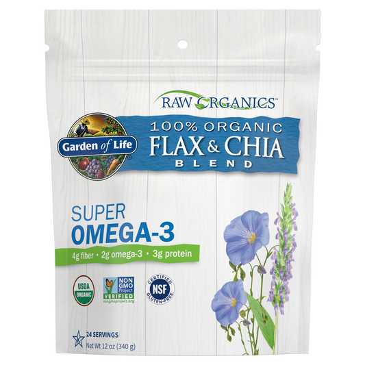 RAW Organics™ Organic Golden Flaxseed & Chia Seeds