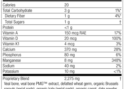 Bone Health Pack, Rev 08 Supplement Facts