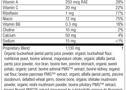 Adrenal Health Pack, Rev 08 Supplement Facts