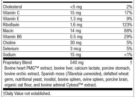 Cardio-Plus®, 90 Tablets, Rev 16 Supplement Facts