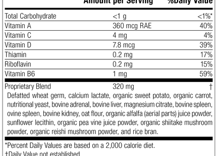 Catalyn® Chewable, 90 Tablets, Rev 18 Supplement Facts