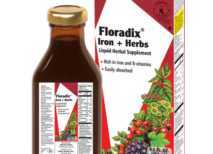 Floradix Iron + Herbs Liquid Herbal Supplement