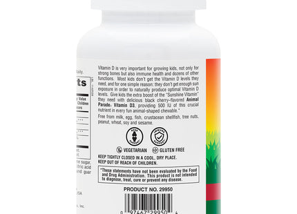 Animal Parade® D3 500 IU Children’s Chewables