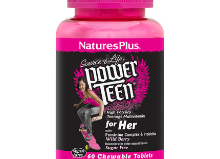 Source of Life® POWER TEEN® For Her Chewables