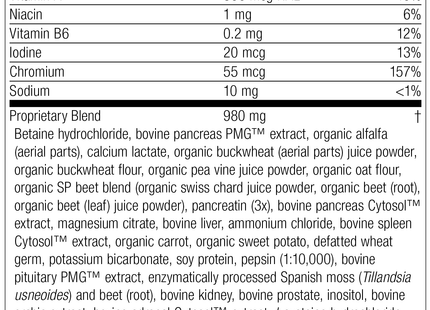 Diaplex, 150 Capsules, Rev 04 Supplement Facts