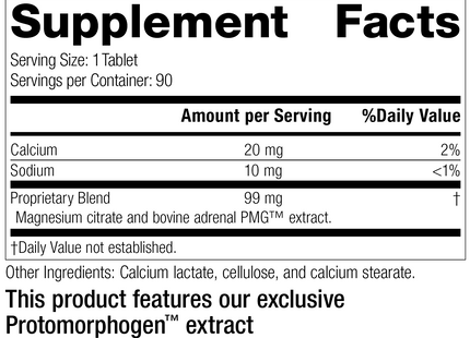 Drenatrophin PMG®, 90 Tablets, Rev 17 Supplement Facts