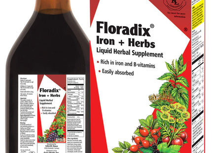 Floradix Iron + Herbs Liquid Herbal Supplement