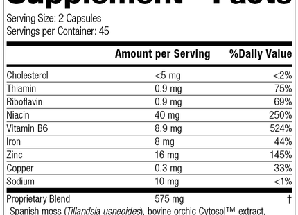 Neuroplex®, 90 Capsules, Rev 05 Supplement Facts