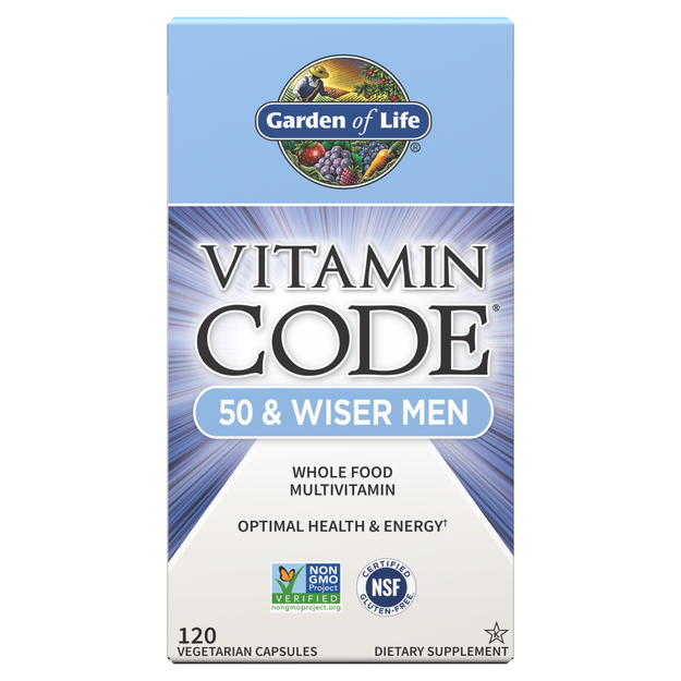 Vitamin Code® 50 and Wiser Men's Multi Capsules