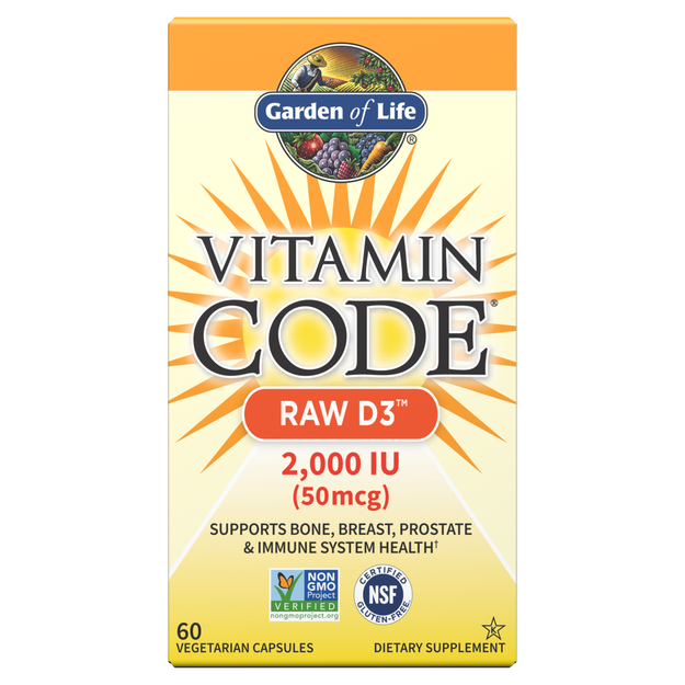 Vitamin Code® Raw D3™ 2000 IU Capsules