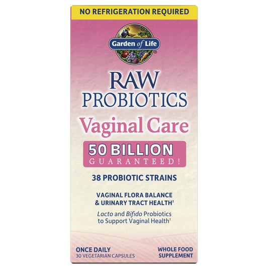 Raw Probiotics Vaginal Care Shelf-Stable