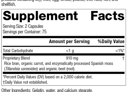 8445 Zymex R02 Supplement Facts