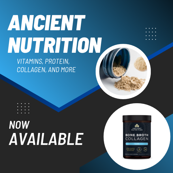 Get Ancient Nutrition Bone Broth Protein and Ancient Nutrition Collagen at The Natural Alternative!