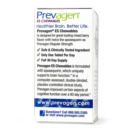 Prevagen® Extra Strength Mixed Berry Flavor Chewables ECE 20mg
