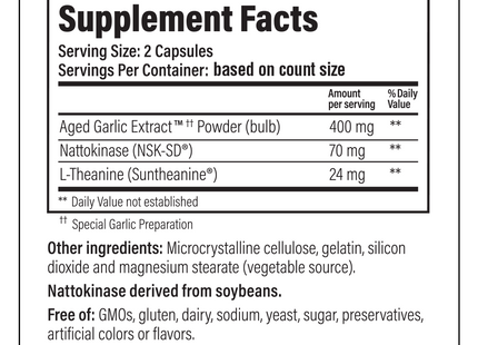 Blood Pressure Health Formula 109