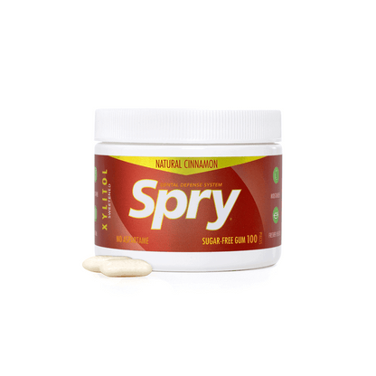 Spry Chewing Gum Cinnamon With Xylitol