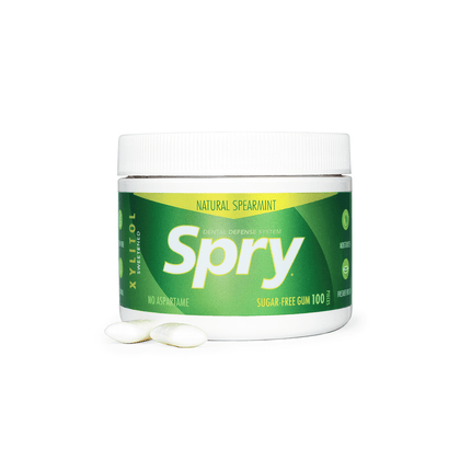 Spry Chewing Gum Spearmint With Xylitol