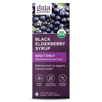 Black Elderberry Syrup Adult Daily