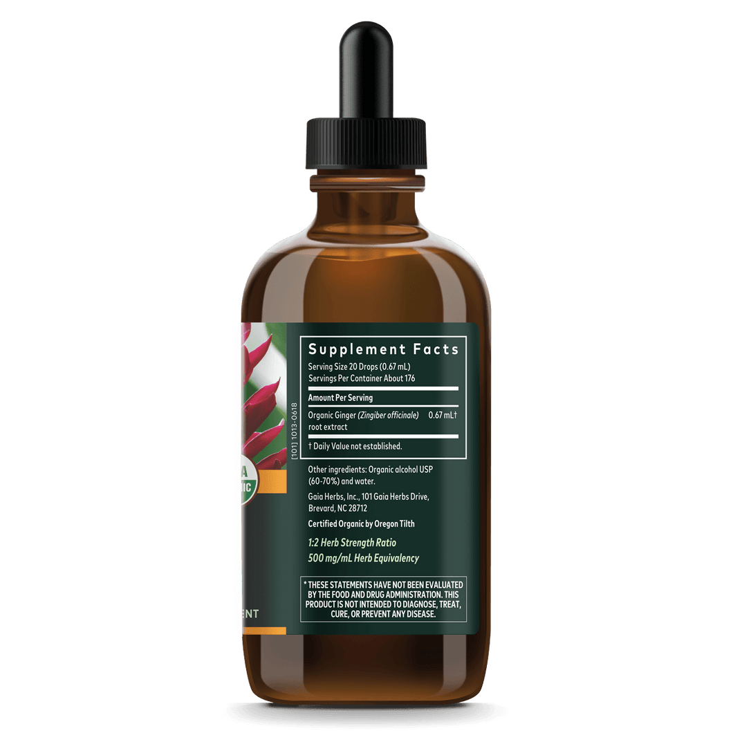 Ginger Root Extract, Certified Organic