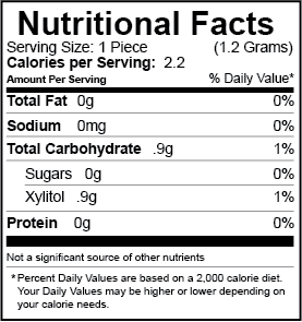 Spry Chewing Gum Cinnamon With Xylitol