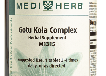 Gotu Kola Complex, 120 Tablets