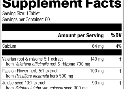 supplement fact label