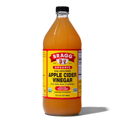 Organic Raw Unfiltered Apple Cider Vinegar With The 'Mother' Unpasteurized