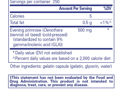 E.P.O. (evening primrose oil)