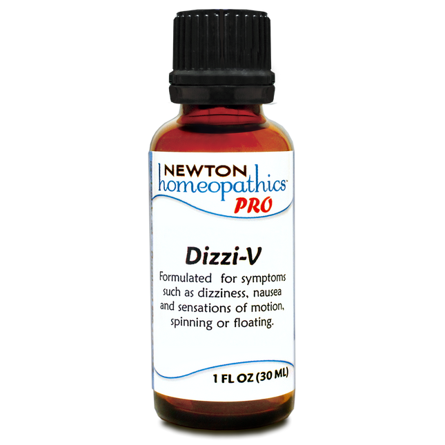 Dizzi-V for dizziness, nausea, spinning and feeling like you are moving. Dizzi-V by Newton Homeopathics Pro