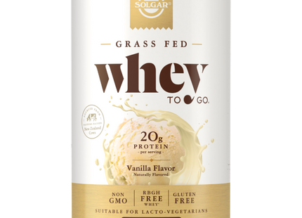 Grass Fed Whey To Go® - Vanilla