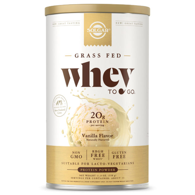 Grass Fed Whey To Go® - Vanilla