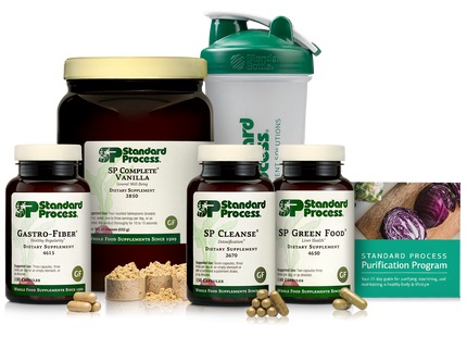 Purification Product Kit with SP Complete® Vanilla and Gastro-Fiber®, 1 Kit With SP Complete Vanilla and Gastro-Fiber