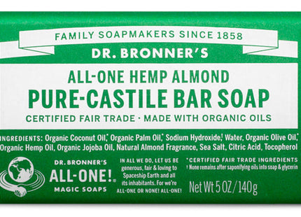 Almond Pure-Castile Bar Soap